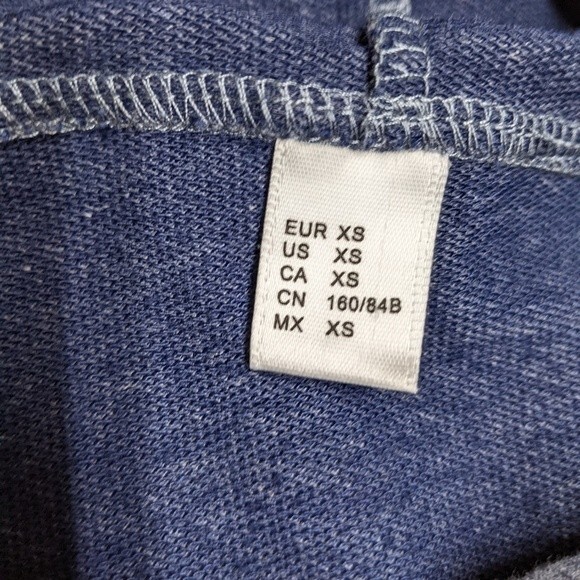 Normal People Scare Me Novelty Hoodie Blue/Grayish XS - Picture 5 of 7